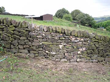 Sloping wall, Rivelin